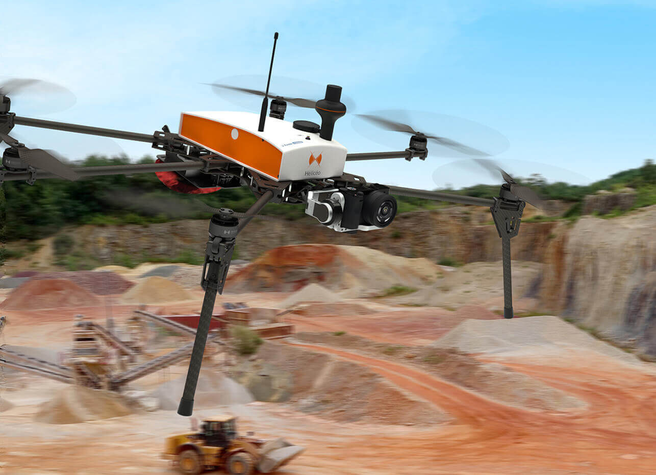 HÉLICÉO : Drone multirotors Fox6