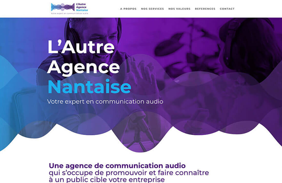 L’AUTRE AGENCE NANTAISE : Design et conception du site internet